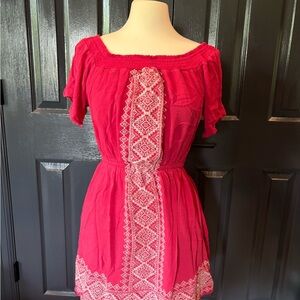 Red and Cream Garment